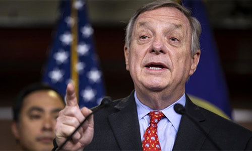 El senador demócrata Dick Durbin Un Senador de EEUU pide expulsión del embajador saudí por el caso Jashoggi